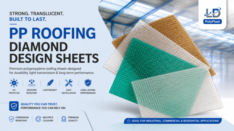 diamond design pp roofing sheets