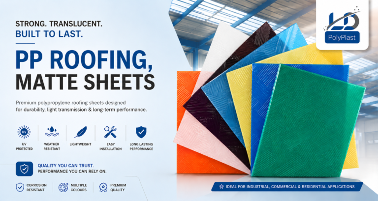 matte pp roofing sheet
