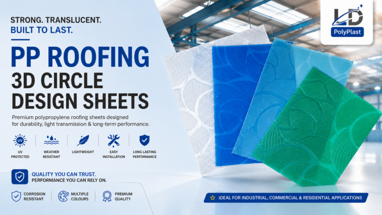 pp roofing 3d circle sheets